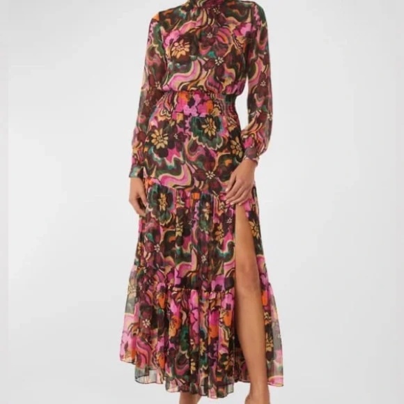 NWT MISA LOS ANGELES Daphne Dress in Floral Groove - Picture 2 of 2